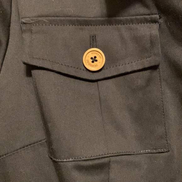 Jones New York Signature Stretch Collared Black Dress — 10 - Picture 6 of 10